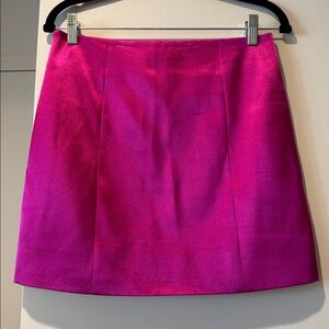 Frame Denim Fuchsia Mini Skirt